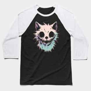 Pastel goth horror cat Baseball T-Shirt